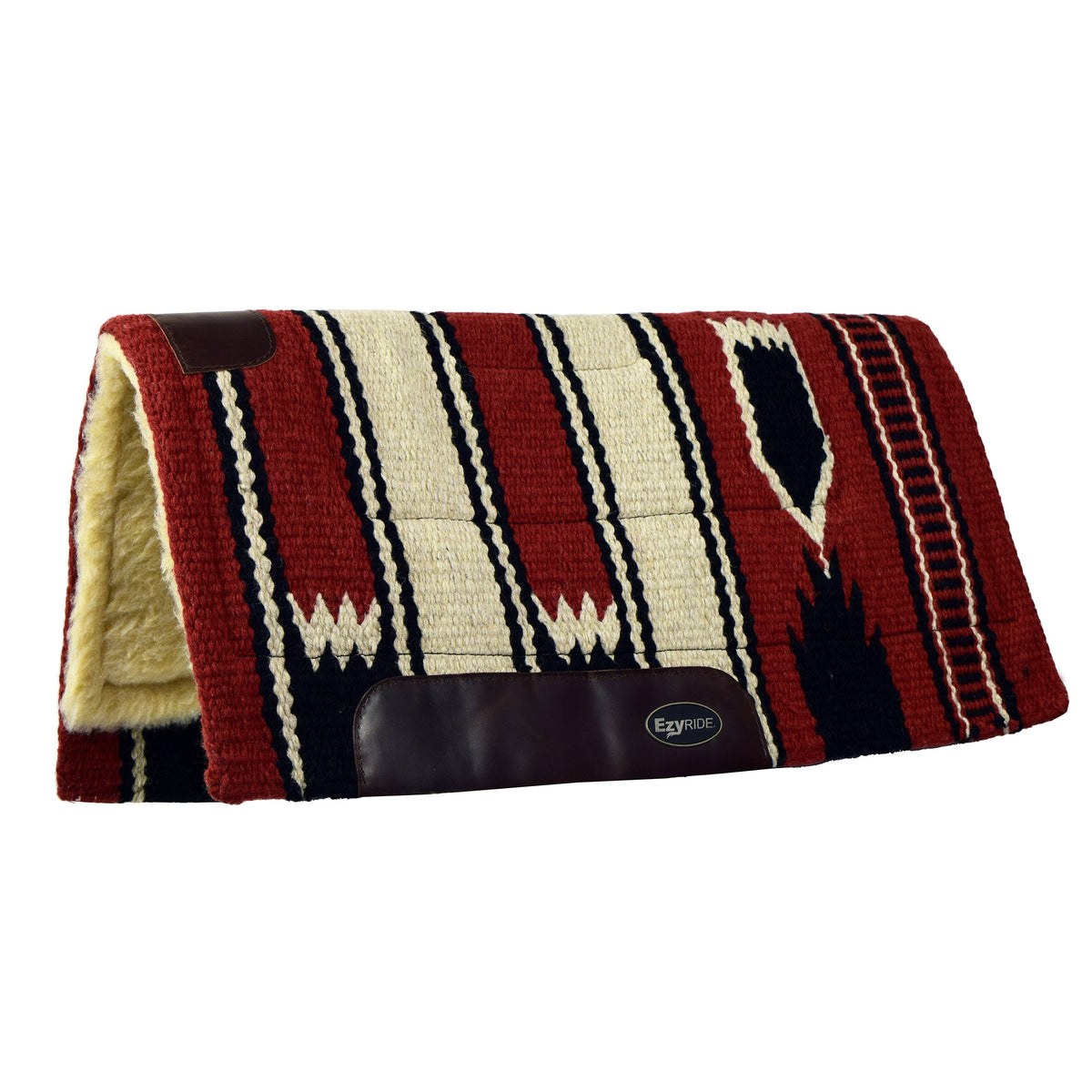 Ezy Ride Wool Show Pad with Fleece - 4