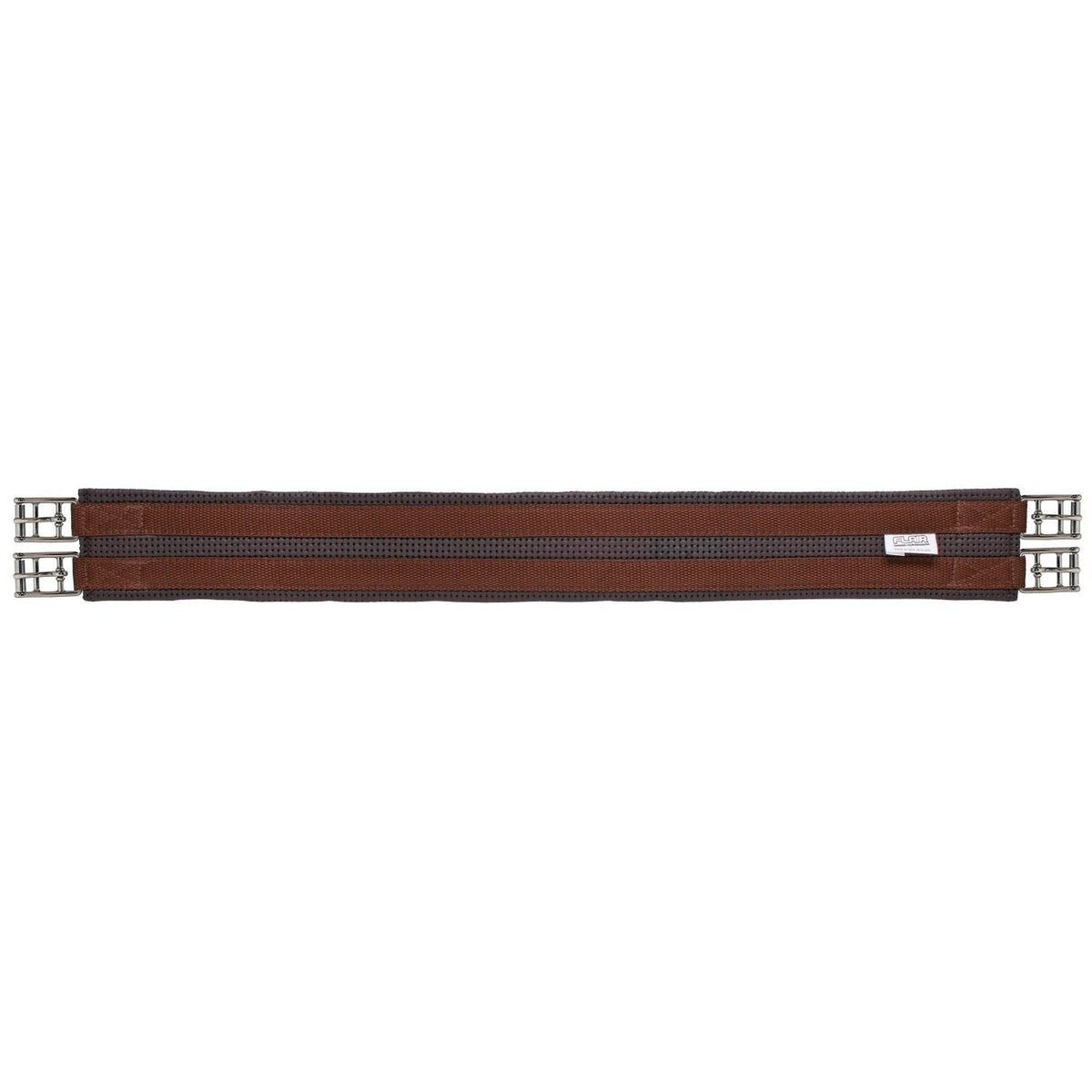 Flair Double Buckle Girth - Brown