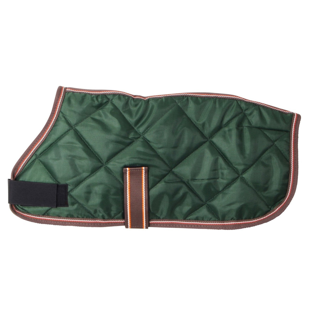 Flair Quilted Plush Fleece Dog Coat - Green