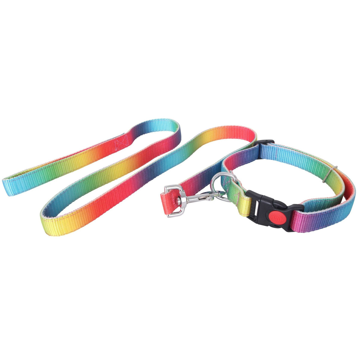 Flair Rainbow Dog Collar and Lead Set