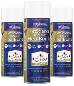 PetScience 12 Month Household Flea Bomb
