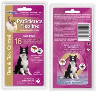 PetScience Flealine for medium dogs