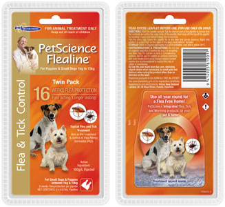PetScience Flealine for small dogs and puppies