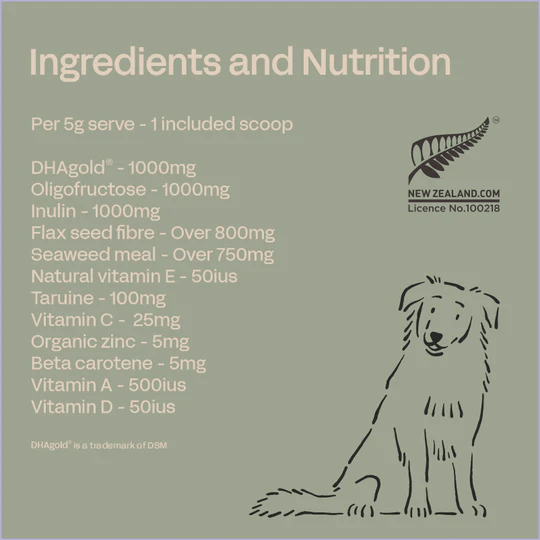 Fourflax Canine Multivits - Ingredients