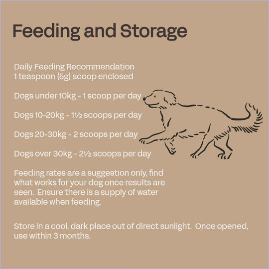 Fourflax Canine Probiotics - Feeding