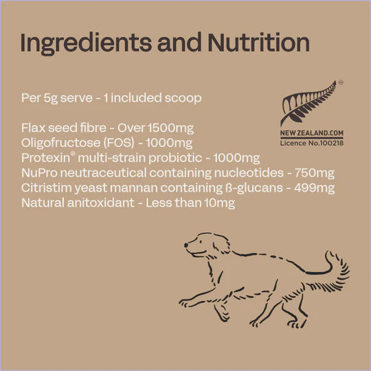 Fourflax Canine Probiotics - Ingredients