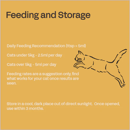 Fourflax Feline Bone & Joint - Feeding
