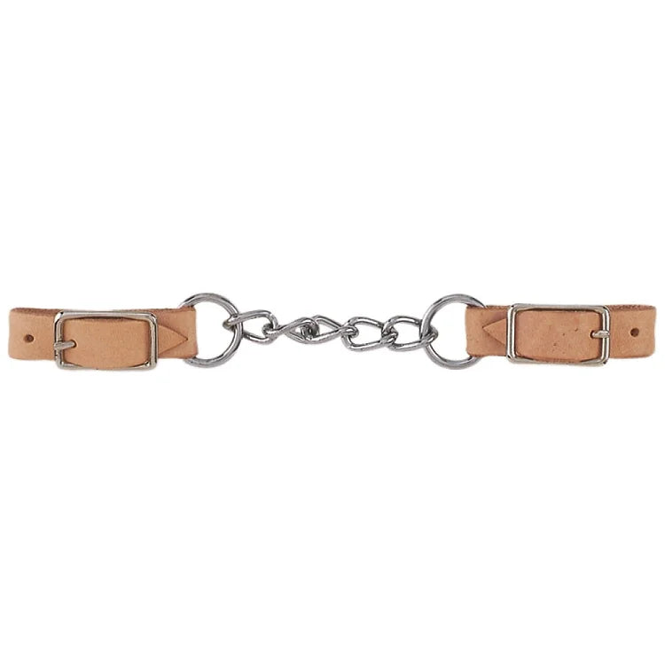 Kincade Hackamore Curb Chain With Leather Ends