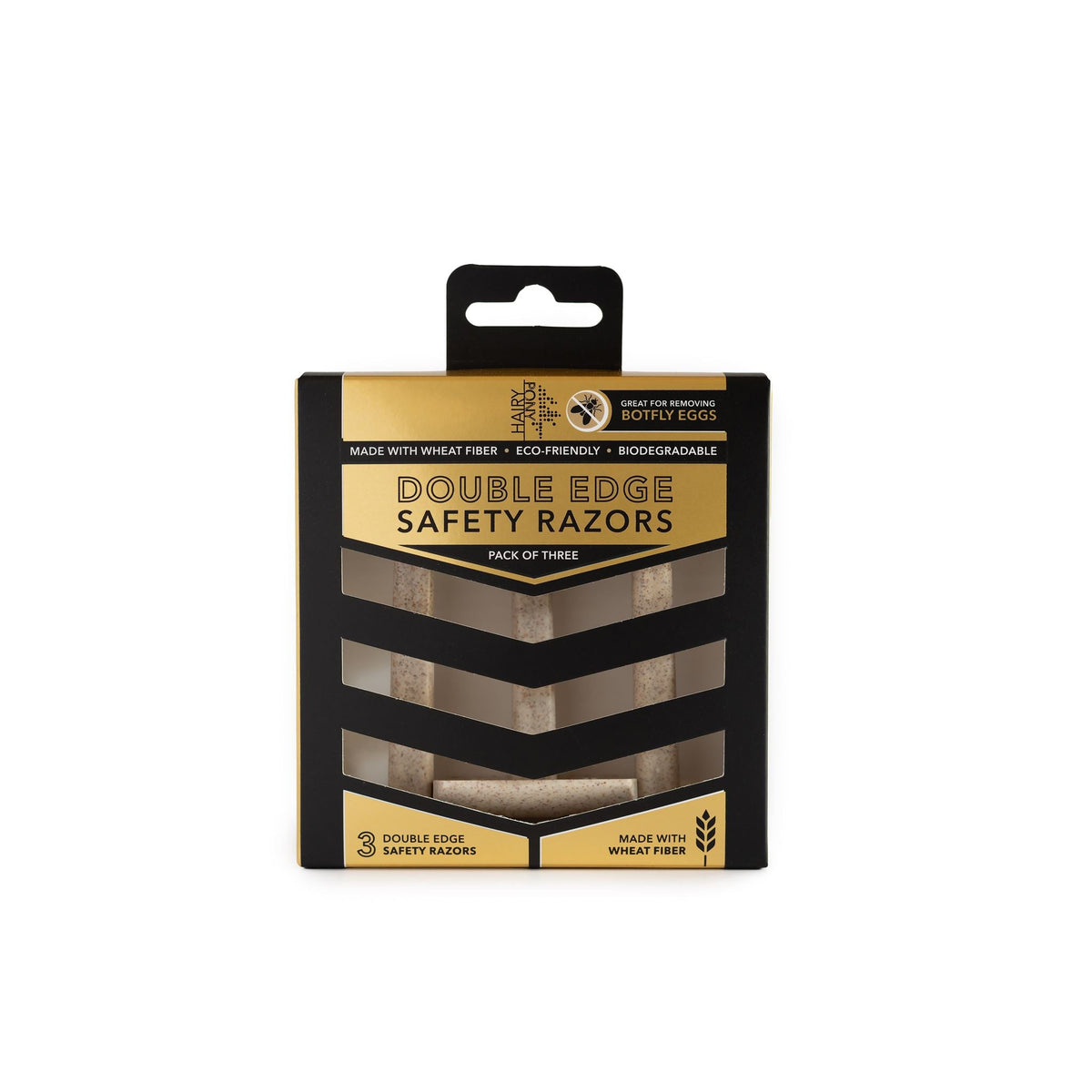 Hairy Pony Double Edge Safety Razors - 3 Pack - 3