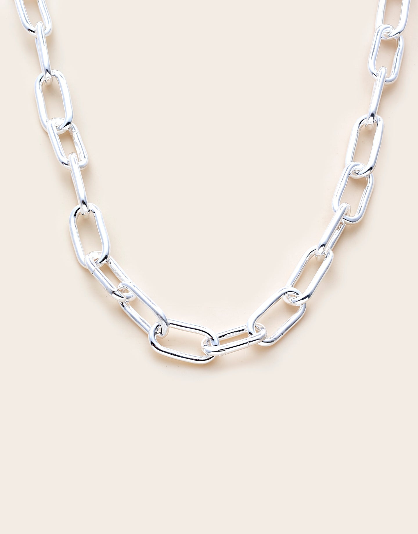 Whistle & Pop Heritage Chunky Open Link Necklace
