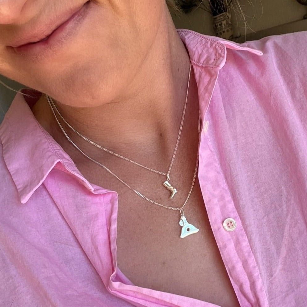 Whistle & Pop High Country Dainty Gumboot Necklace