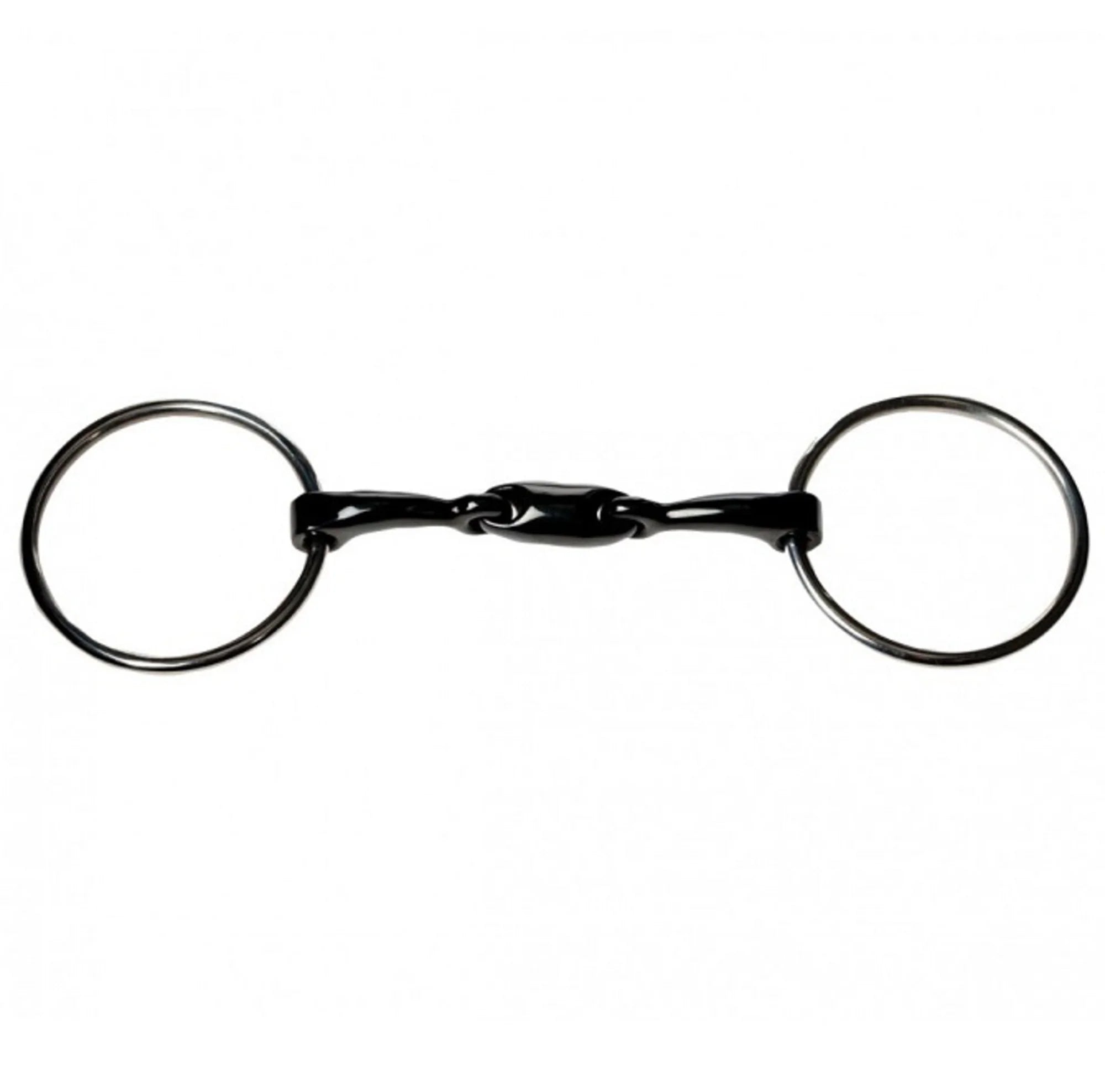 JP Korsteel Sweet Iron Oval Link Loose Ring Snaffle Bit