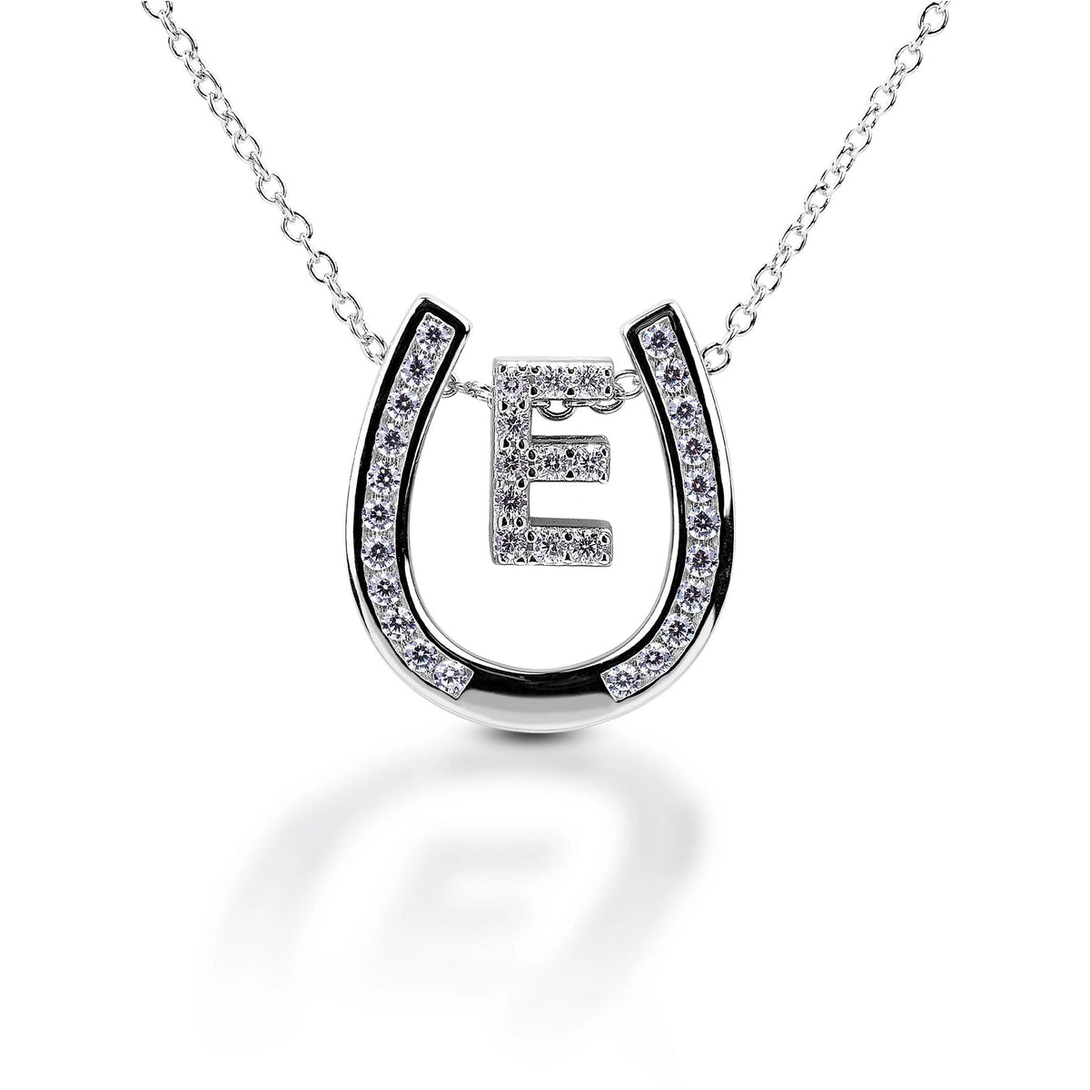 Kelly Herd Personalised Initial Horseshoe Necklace - 13