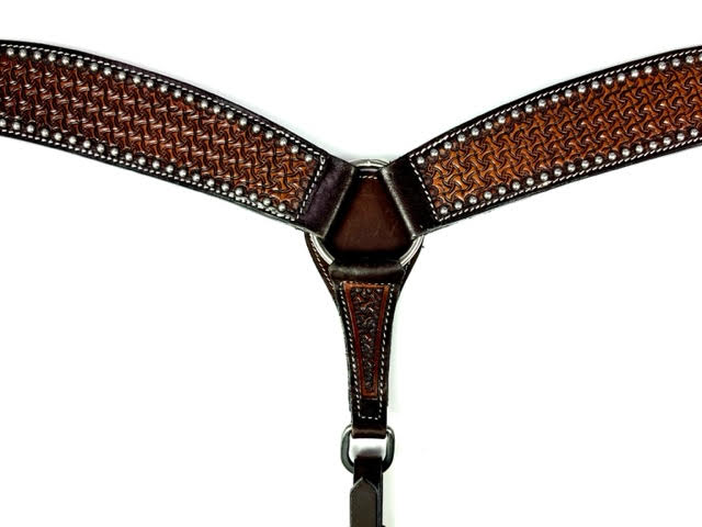 Ezy Ride Breastplate Shaped with Dots and Stamping