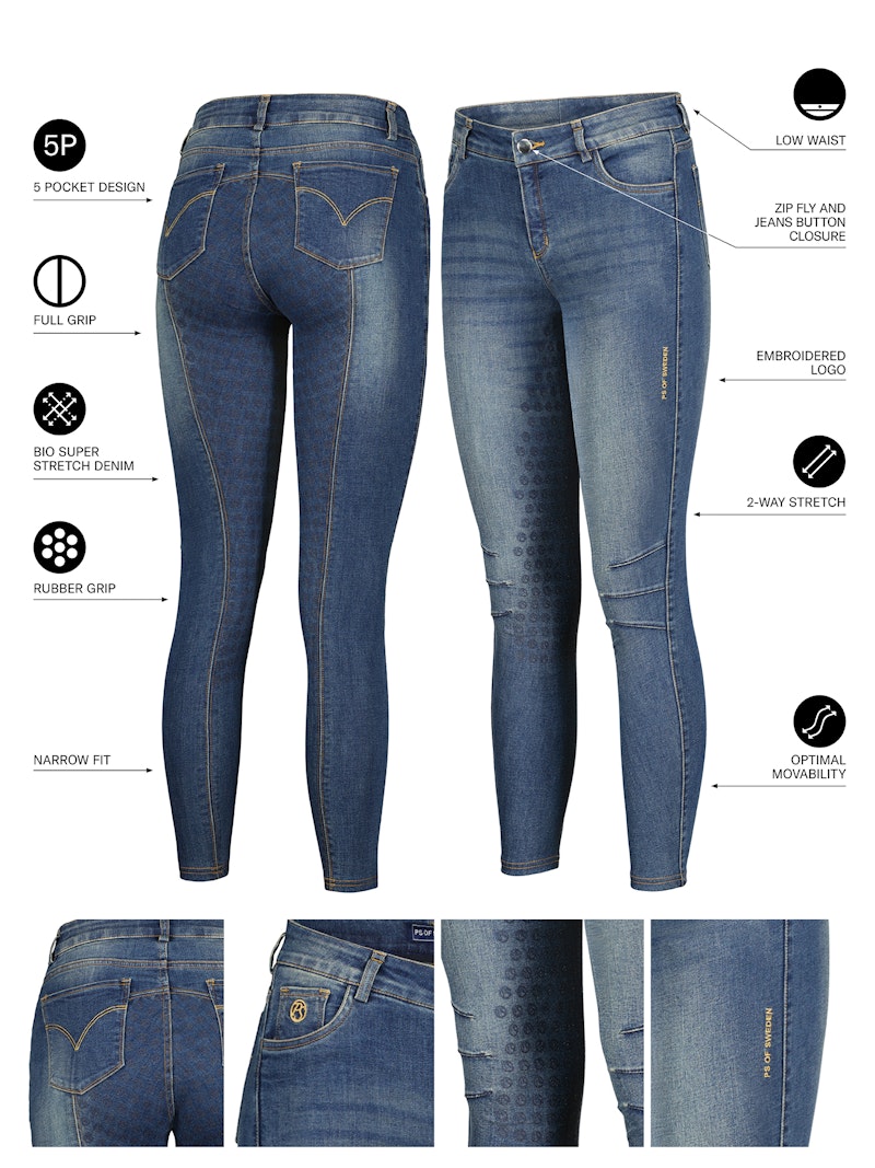 PS of Sweden Maggie Denim Breeches