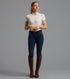Description:Milliania Ladies Full Seat Gel Riding Breeches_Colour:Navy_Position:1