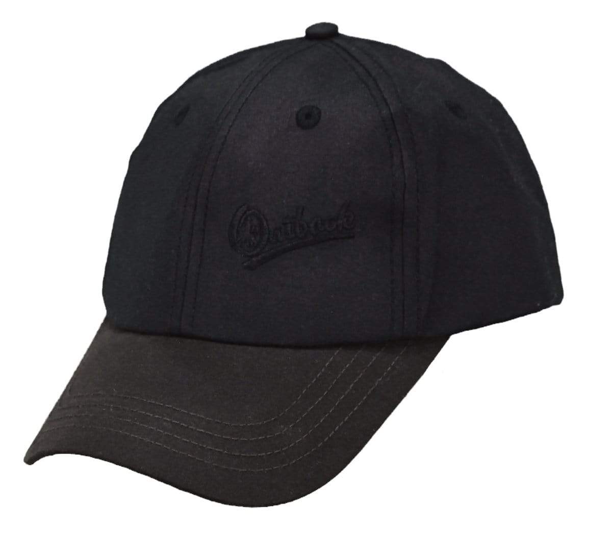 Outback Trading Co Aussie Slugger Oilskin Cap - Black