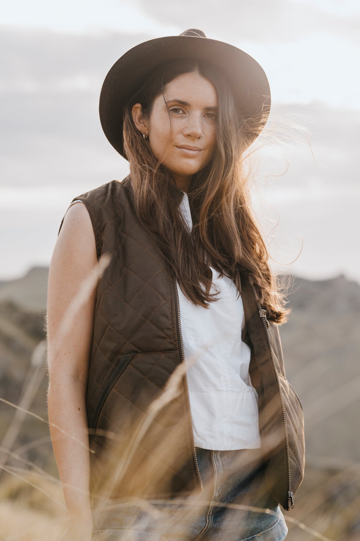 Outback Trading Co Melbourne Oilskin Vest