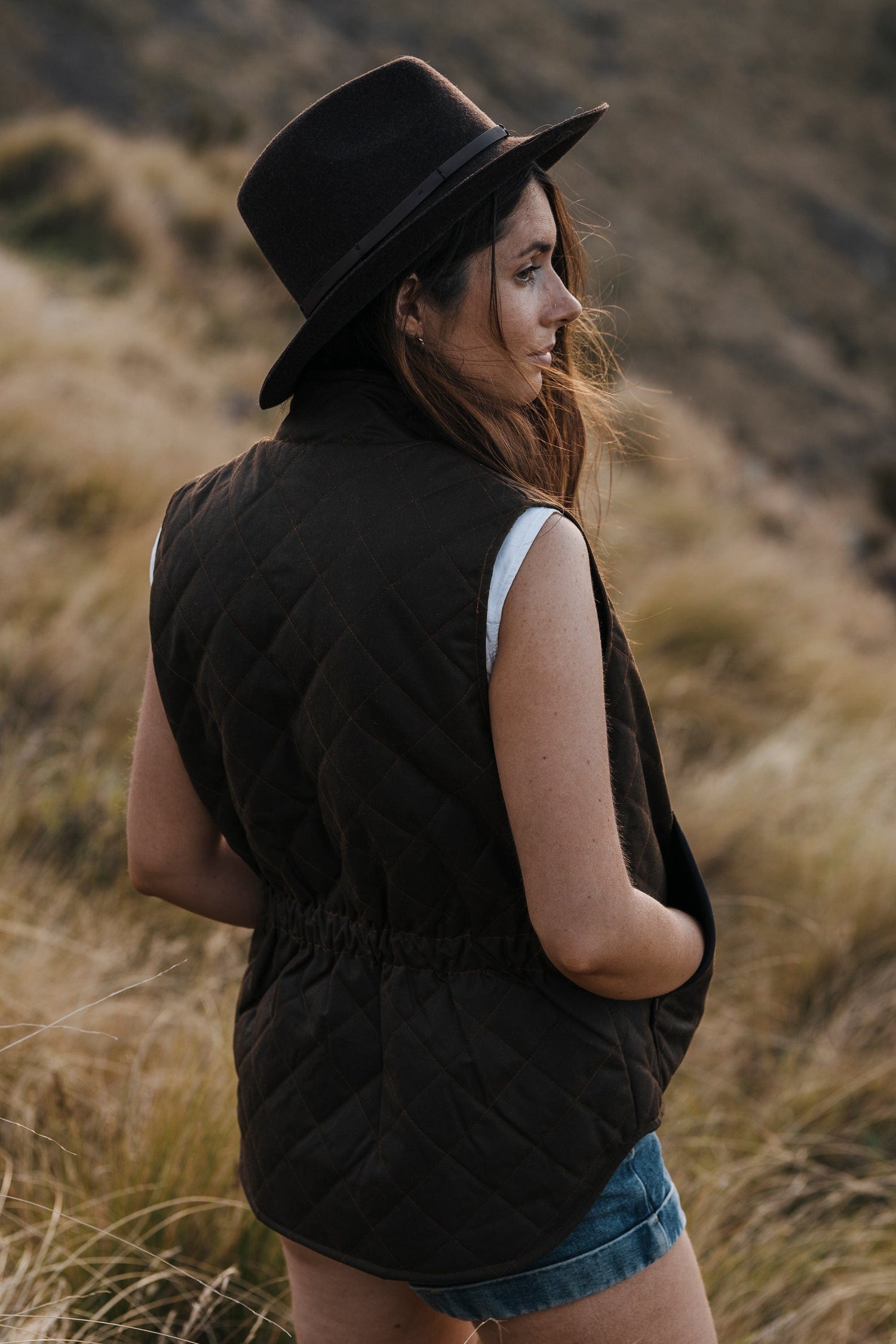 Outback Trading Co Melbourne Oilskin Vest