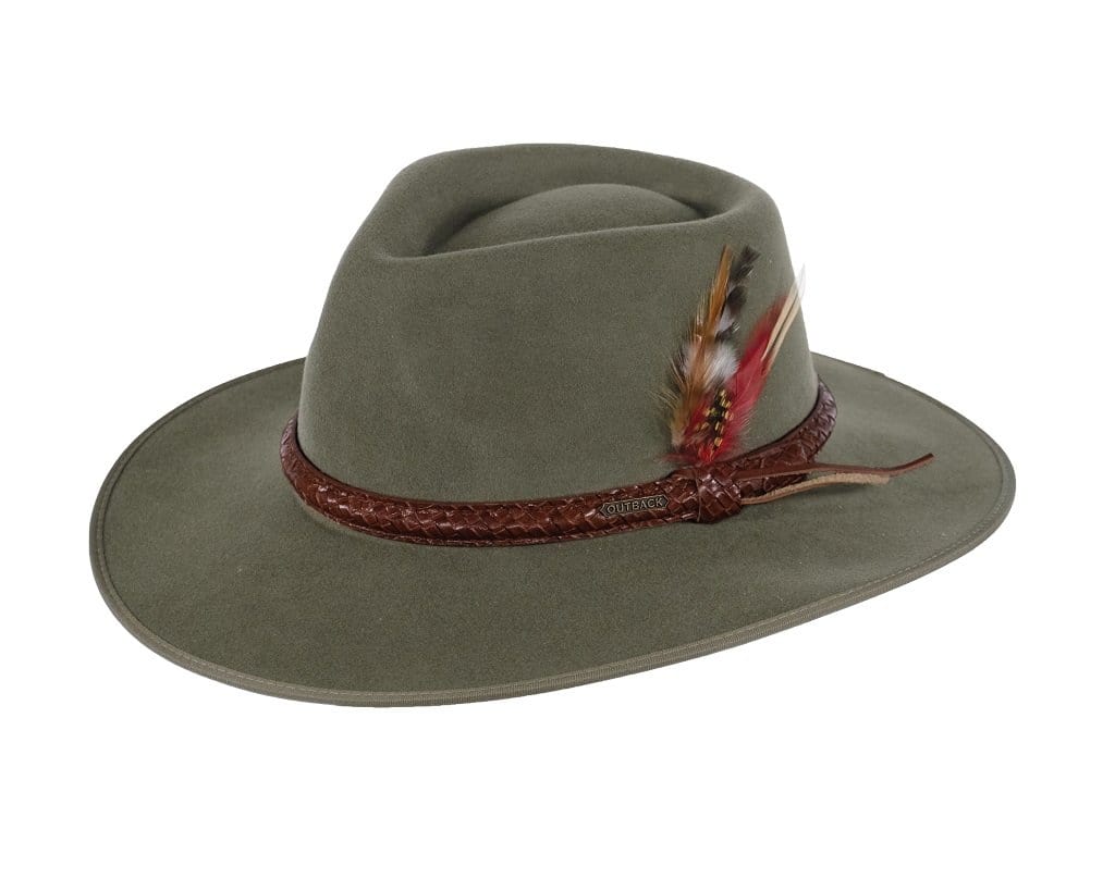 Outback Trading Co Santa Fe Wool Hat - 55cm