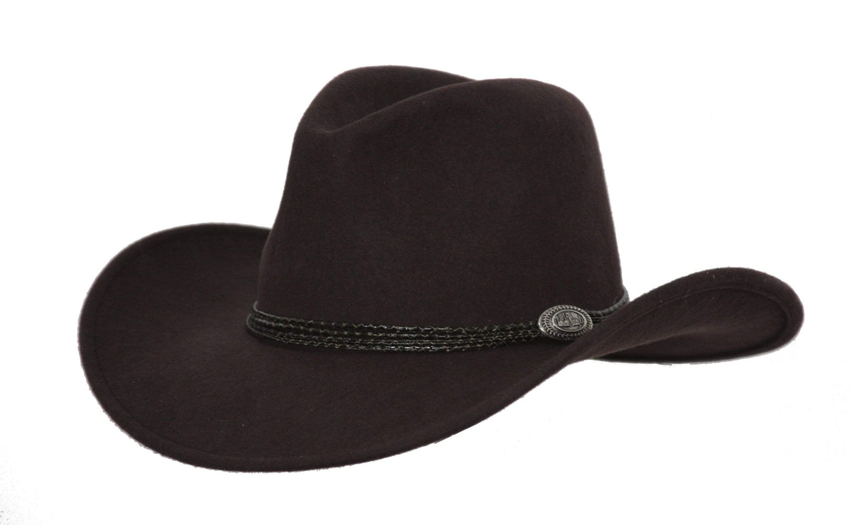 Outback Trading Co Shy Game Wool Hat - Brown