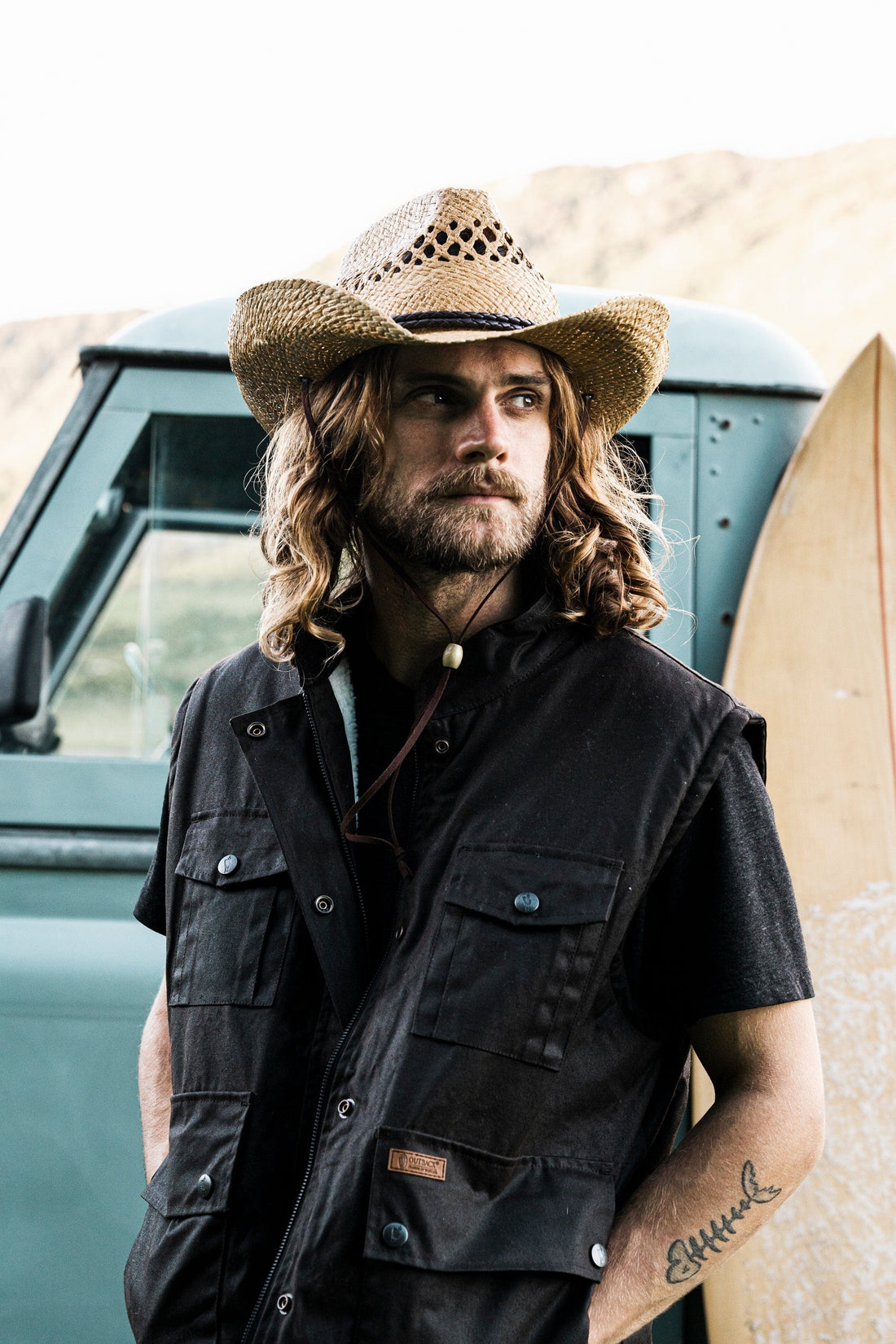 Outback Trading Co Brumby Rider Straw Hat