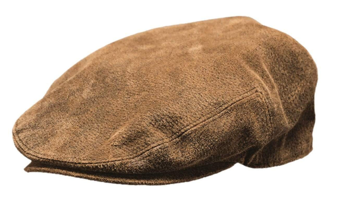 Outback Trading Co Leather Ascot Cap