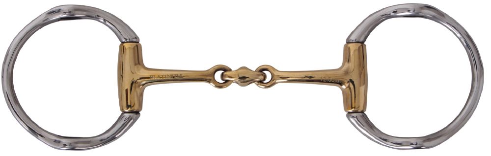 Platinum German Silver Eggbutt Gag with Lozenge