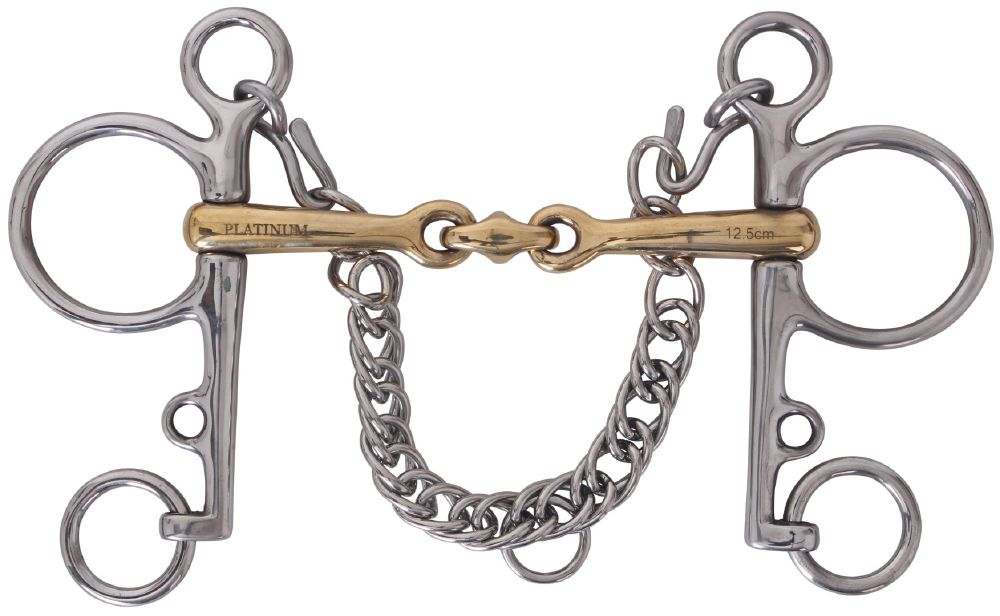 Platinum German Silver Pelham with Lozenge