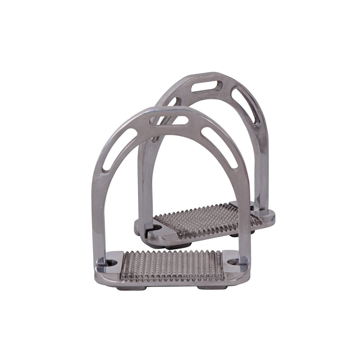 Platinum Lightweight Aluminium Stirrup Irons - Silver