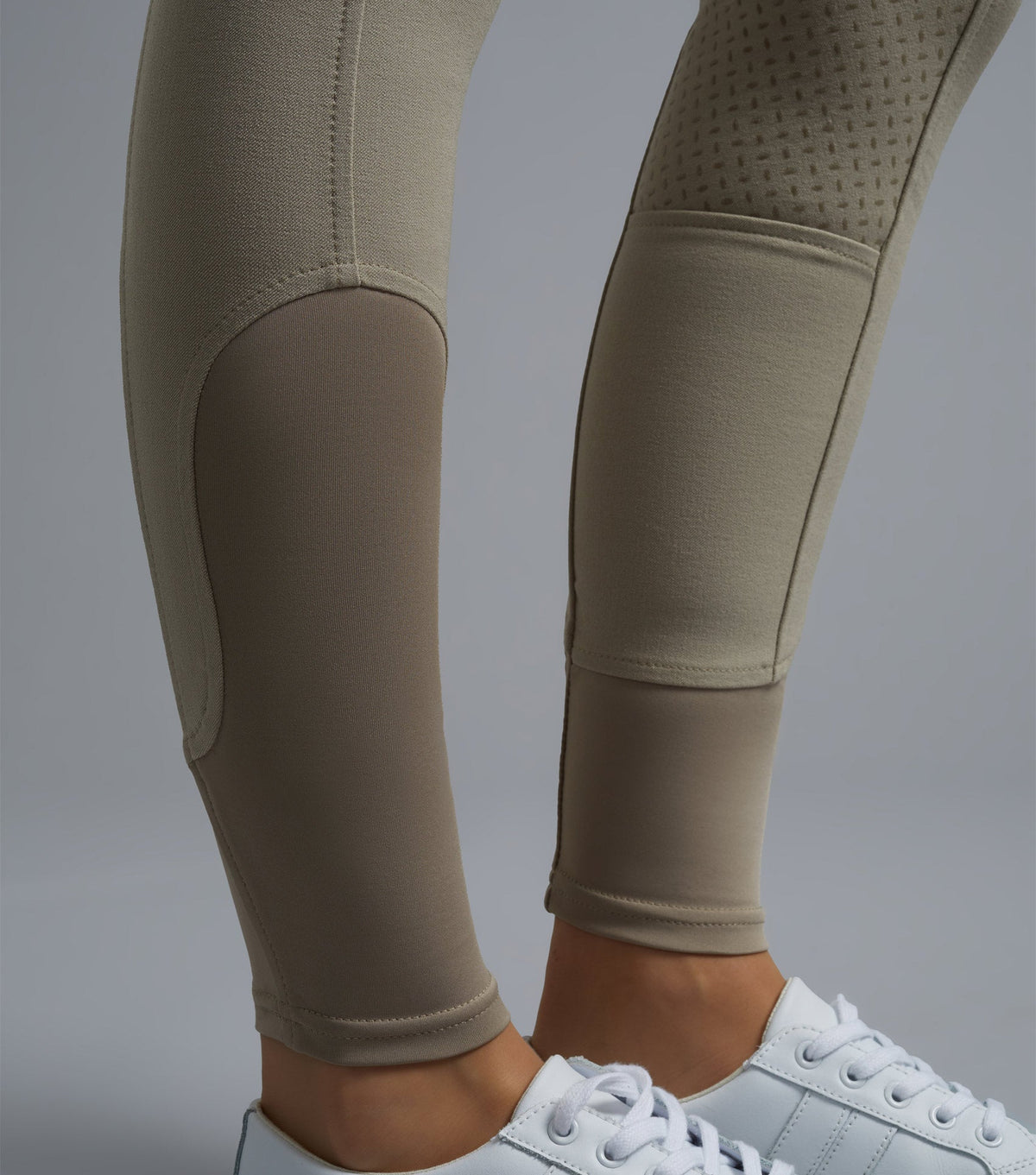 Premier Equine Delta Ladies Full Seat Gel Competition Riding Breeches - Beige - 5
