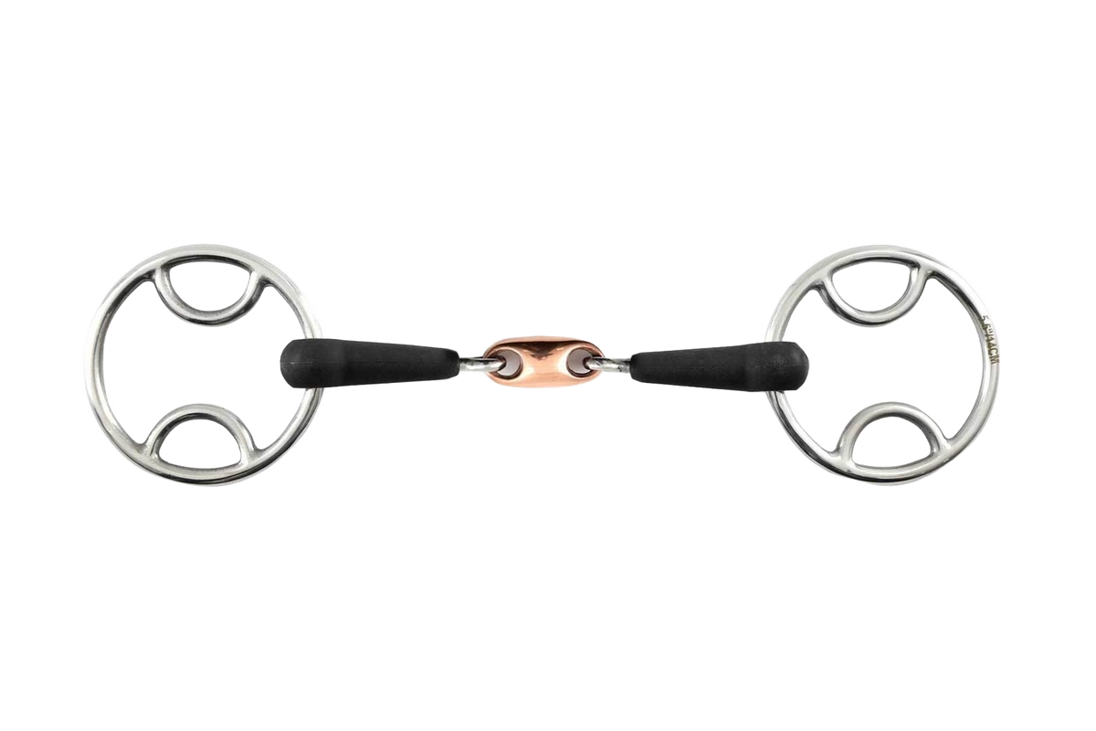 Premier Equine Rubber Bevel Bit with Lozenge