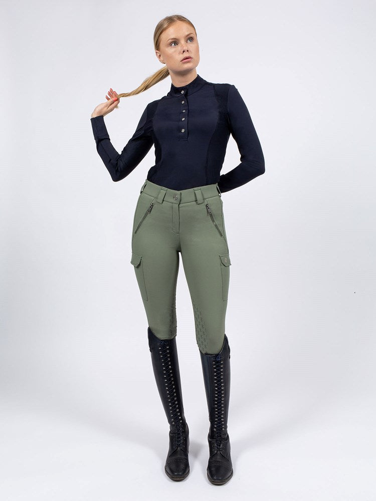 PS of Sweden Ava Breeches - Khaki Green