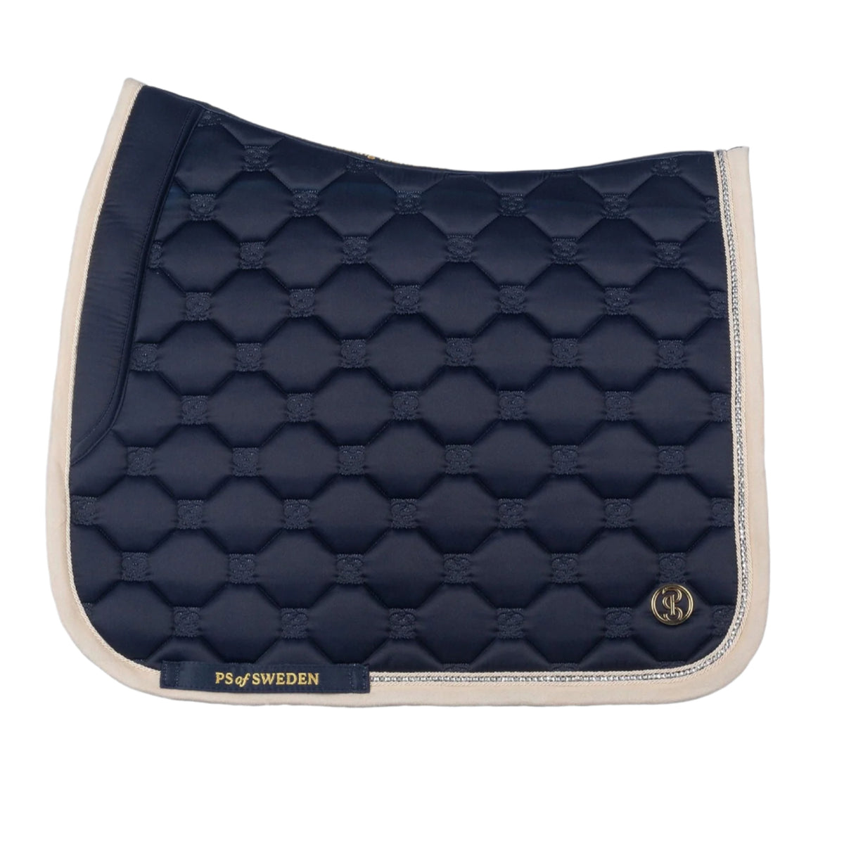 PS of Sweden Dressage Pad Vintage Monogram - Navy
