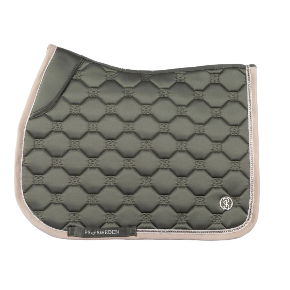PS of Sweden Jump Saddle Pad Vintage Monogram - Mist Green