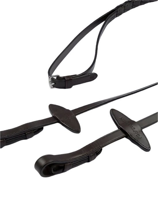 PS of Sweden Santa Fe Hunter Reins - Black