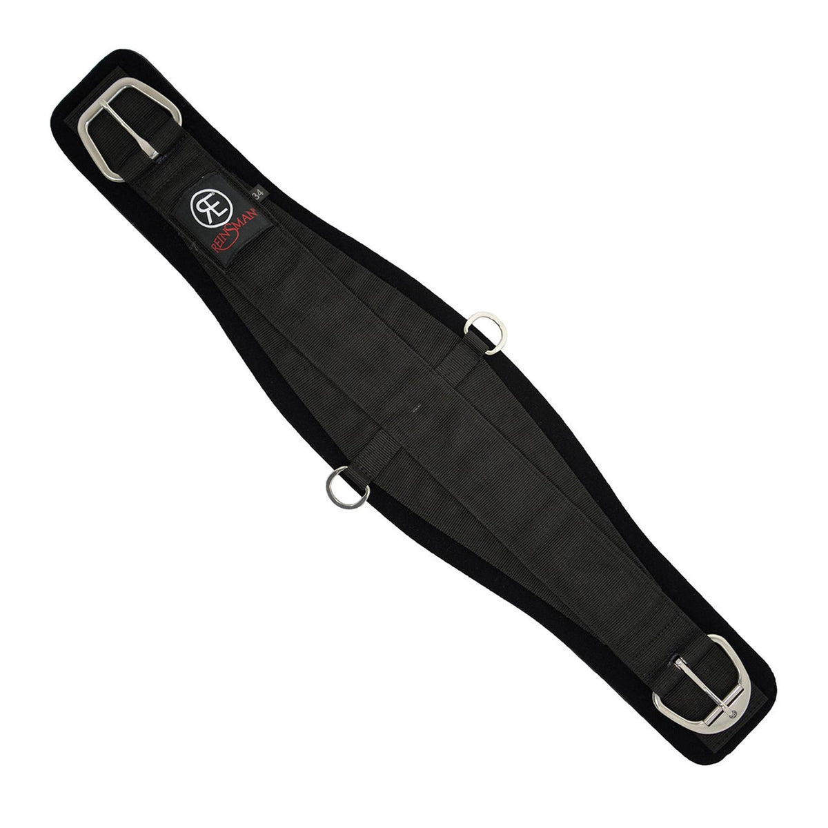 Reinsman Roper Neoprene Cinch - Black