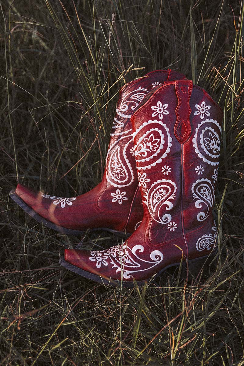 Ringers Western 1772 Womens Boots - Red Lifestyle