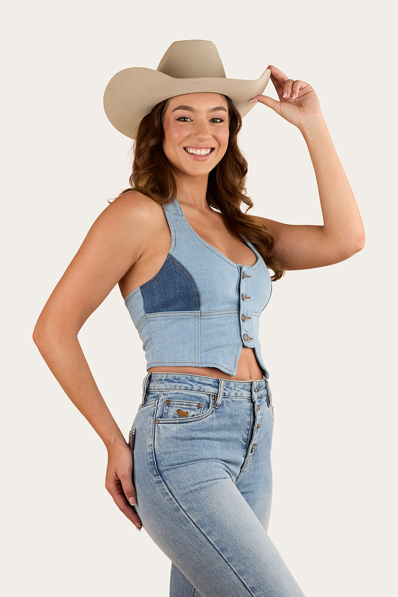 Ringers Western Alinta Womens Denim Bustier - 3