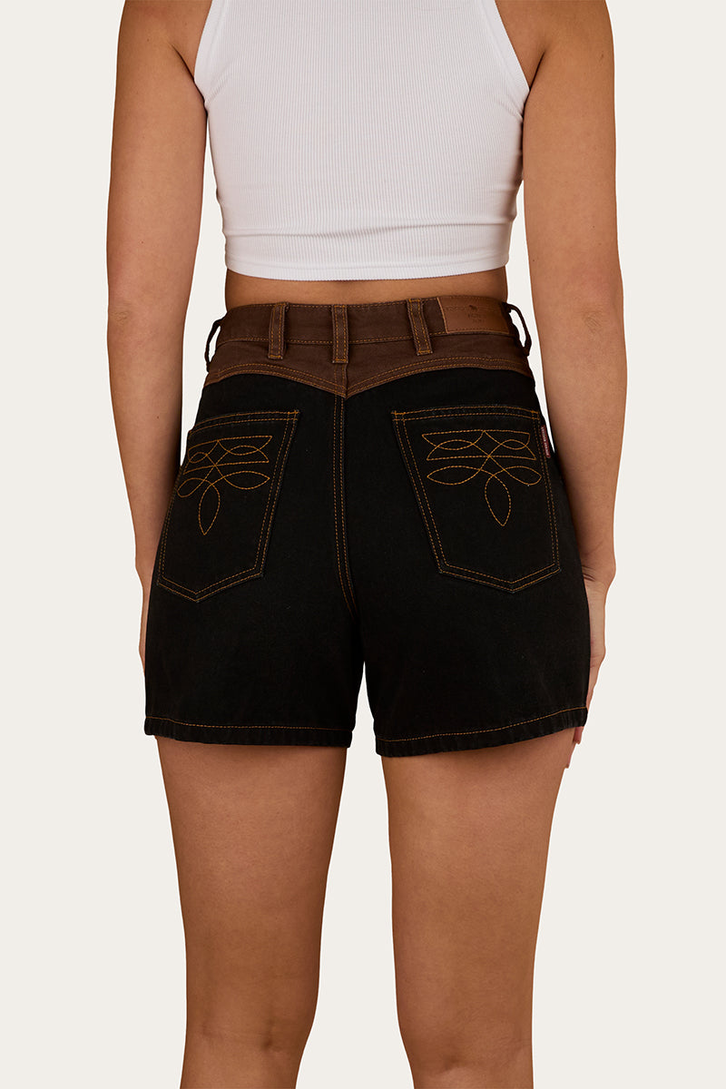 Ringers Western Brandy Womens Denim Short - Back