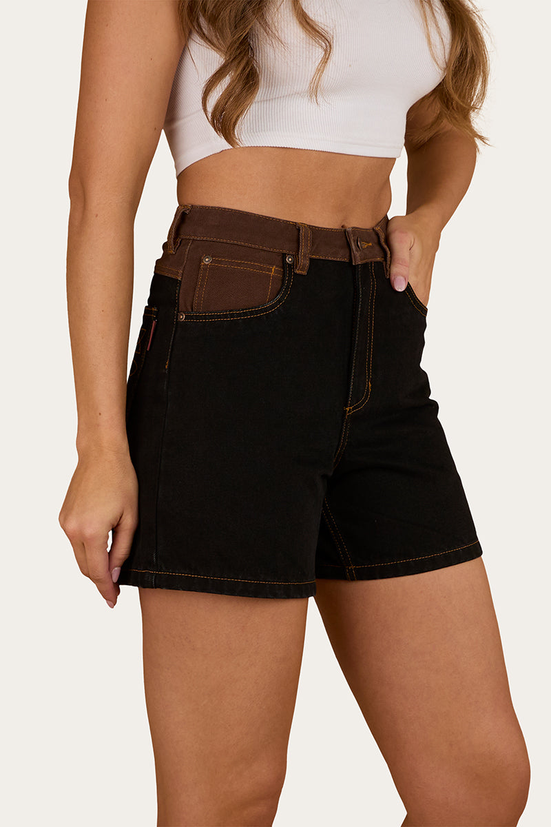 Ringers Western Brandy Womens Denim Short - Side
