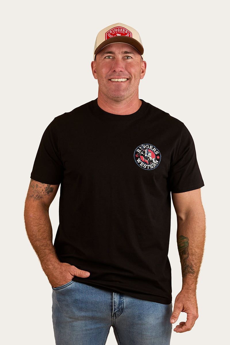 Ringers Western Bucking Bull Mens Loose Fit T-Shirt - 3