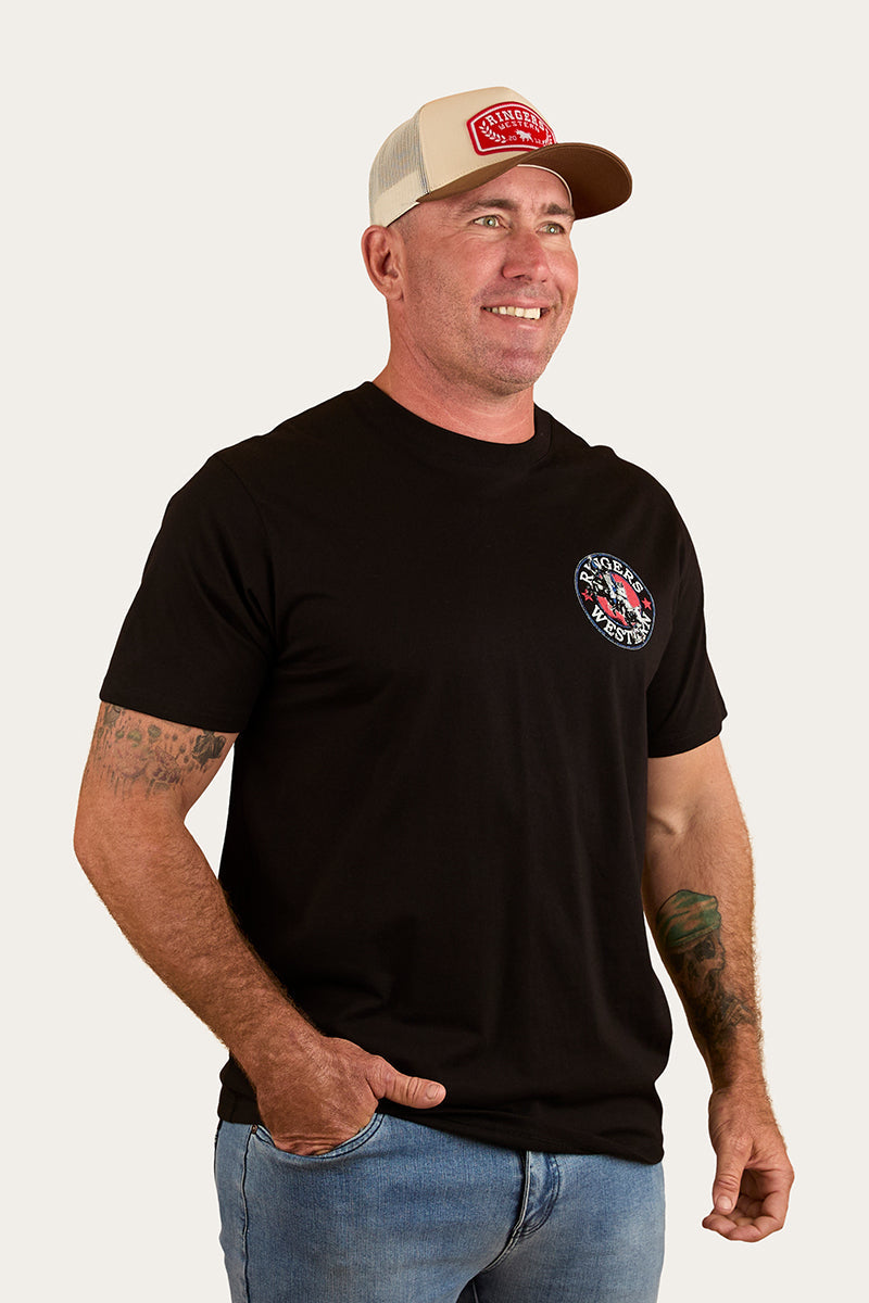 Ringers Western Bucking Bull Mens Loose Fit T-Shirt - 6