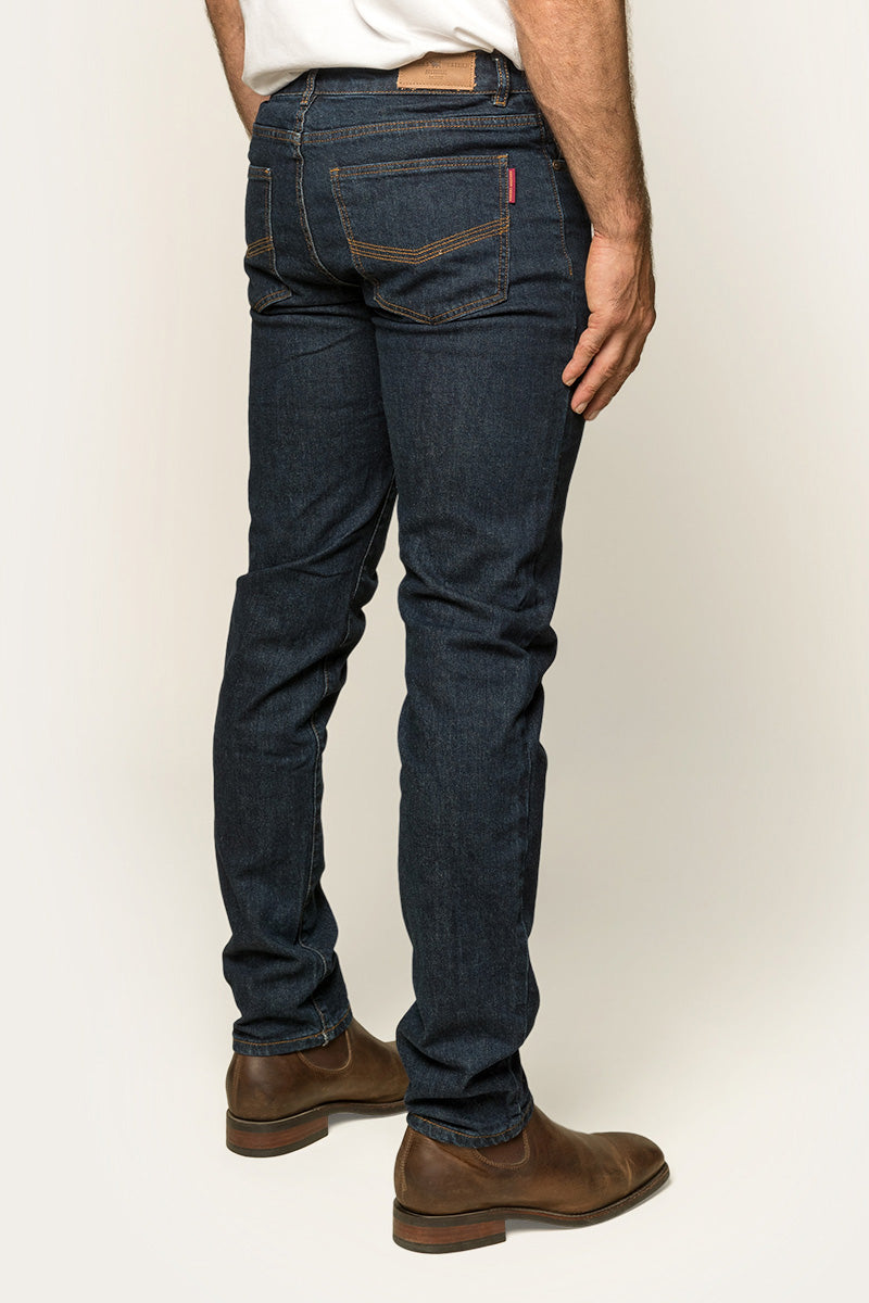 Ringers Western Burke Mens Mid Rise Tapered Slim Leg Jeans - 4