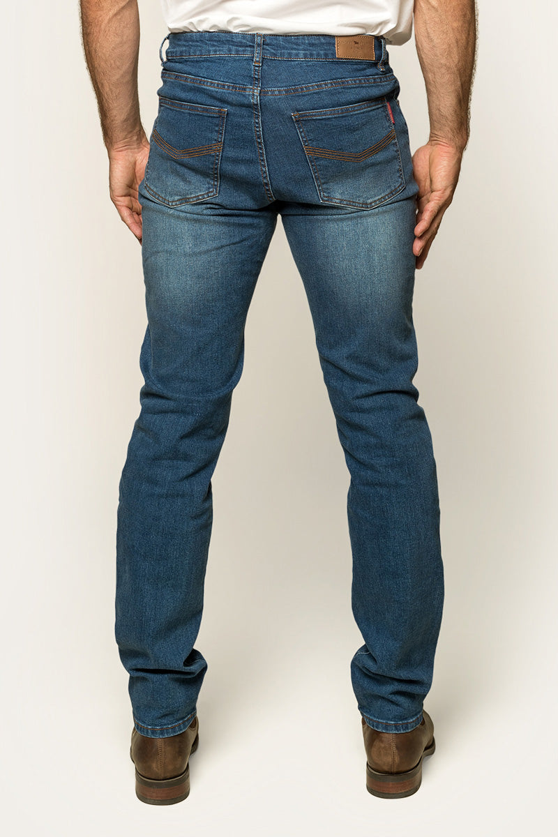 Ringers Western Burke Mens Mid Rise Tapered Slim Leg Jeans - 9