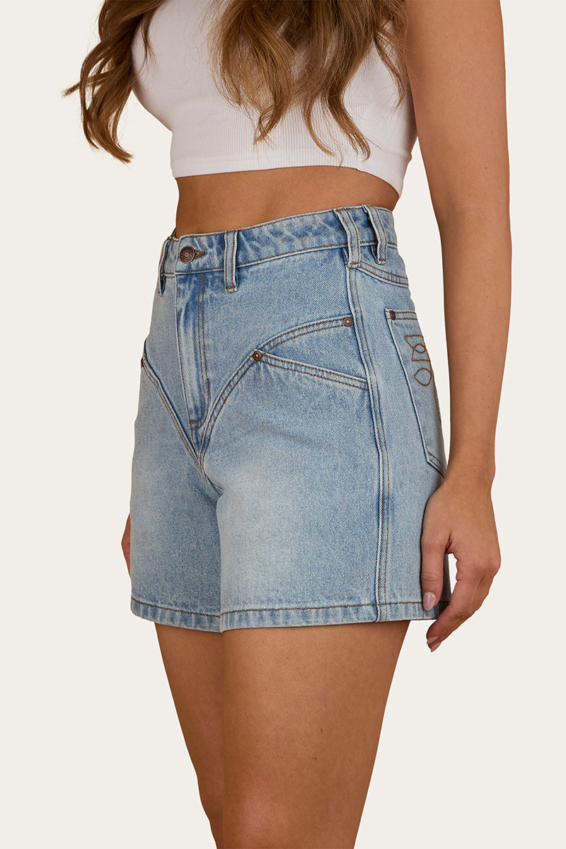 Ringers Western Charlene Womens Denim Short - Side