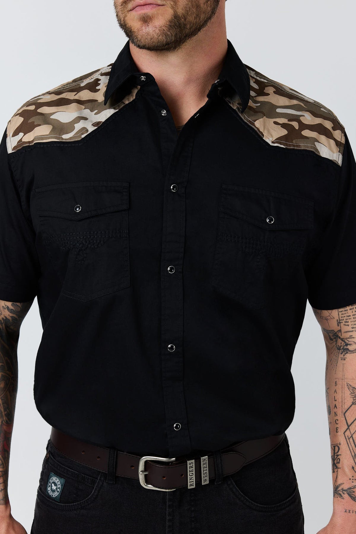 Ringers Western Crossfire Mens Pub Shirt - 2