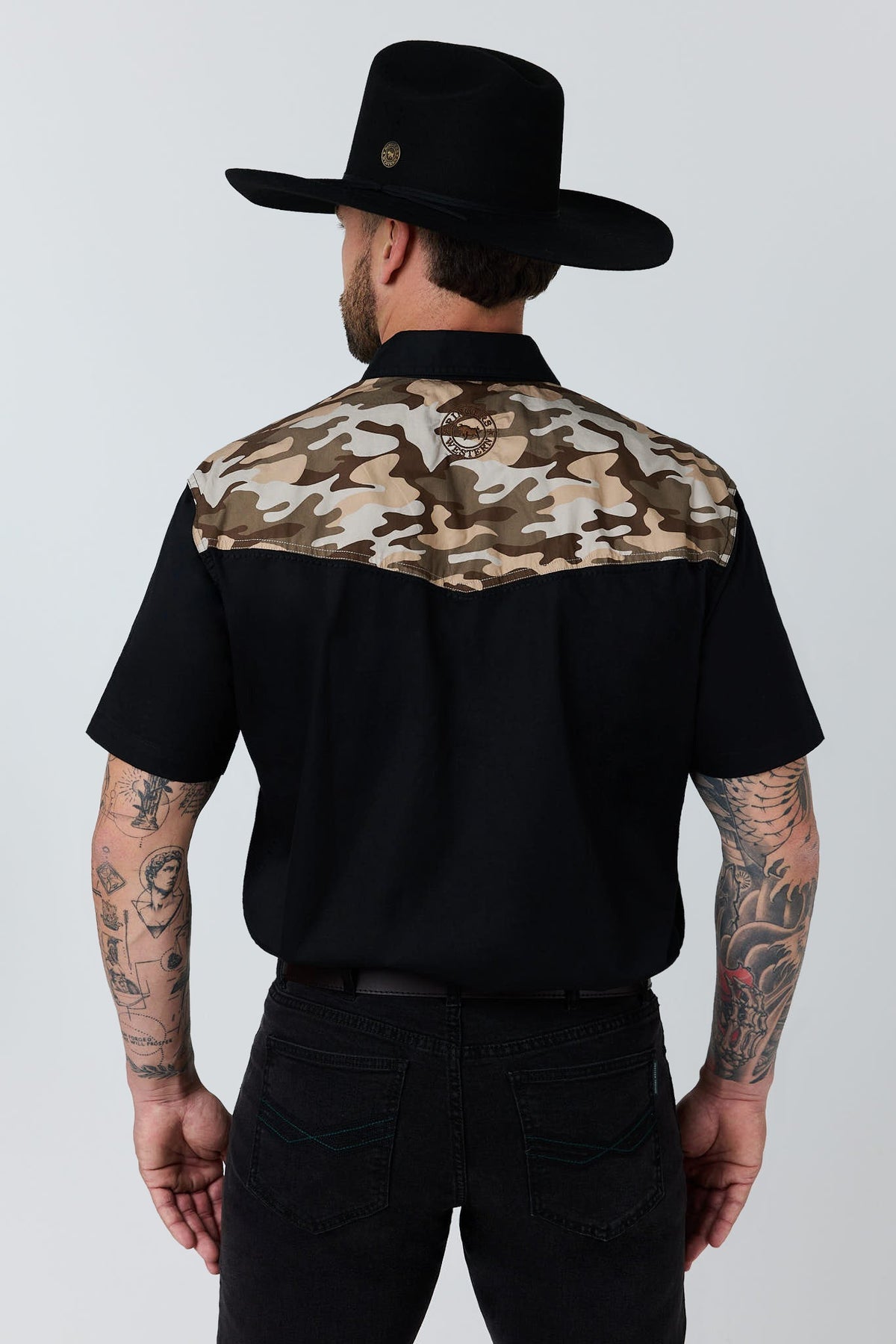 Ringers Western Crossfire Mens Pub Shirt - Back