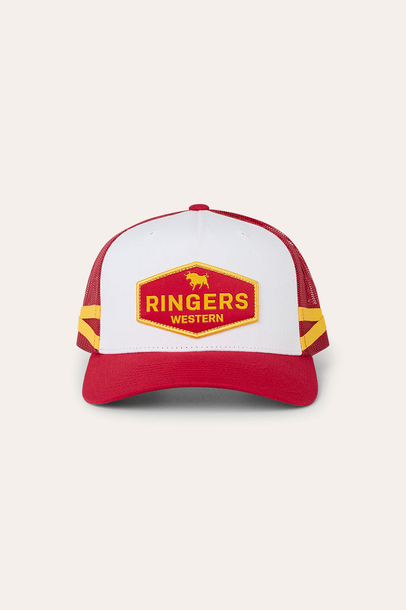 Ringers Western Cunningham Trucker Cap - Red Yellow Front