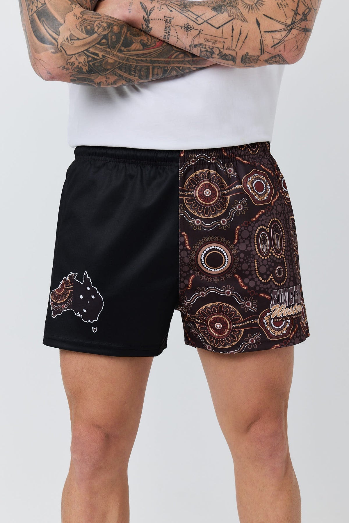 Ringers Western Garbala Footy Short - Multi